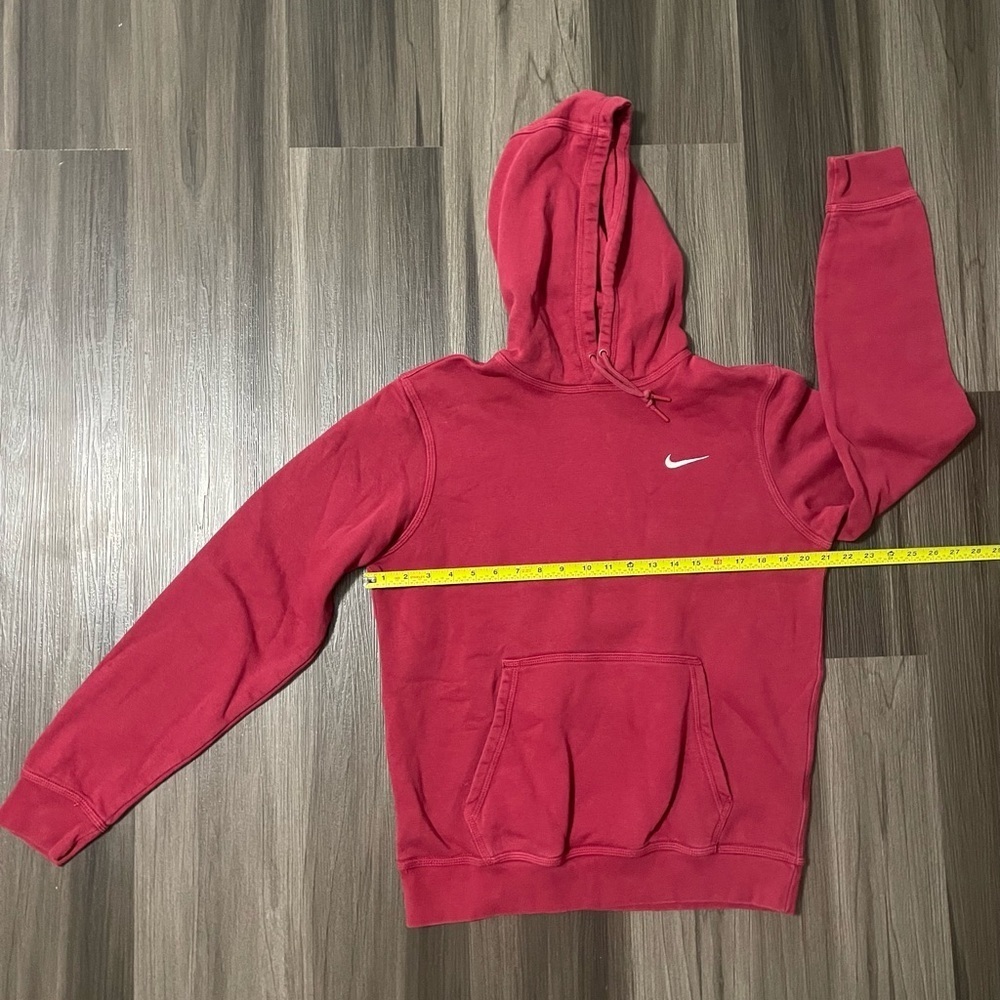 Nike Crimson Hoodie with Logo - Picture 2 of 7